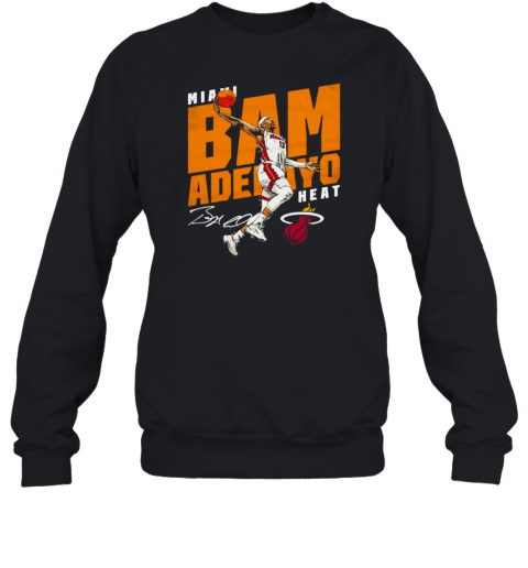 Bam Adebayo Miami Heat Slant T-Shirt