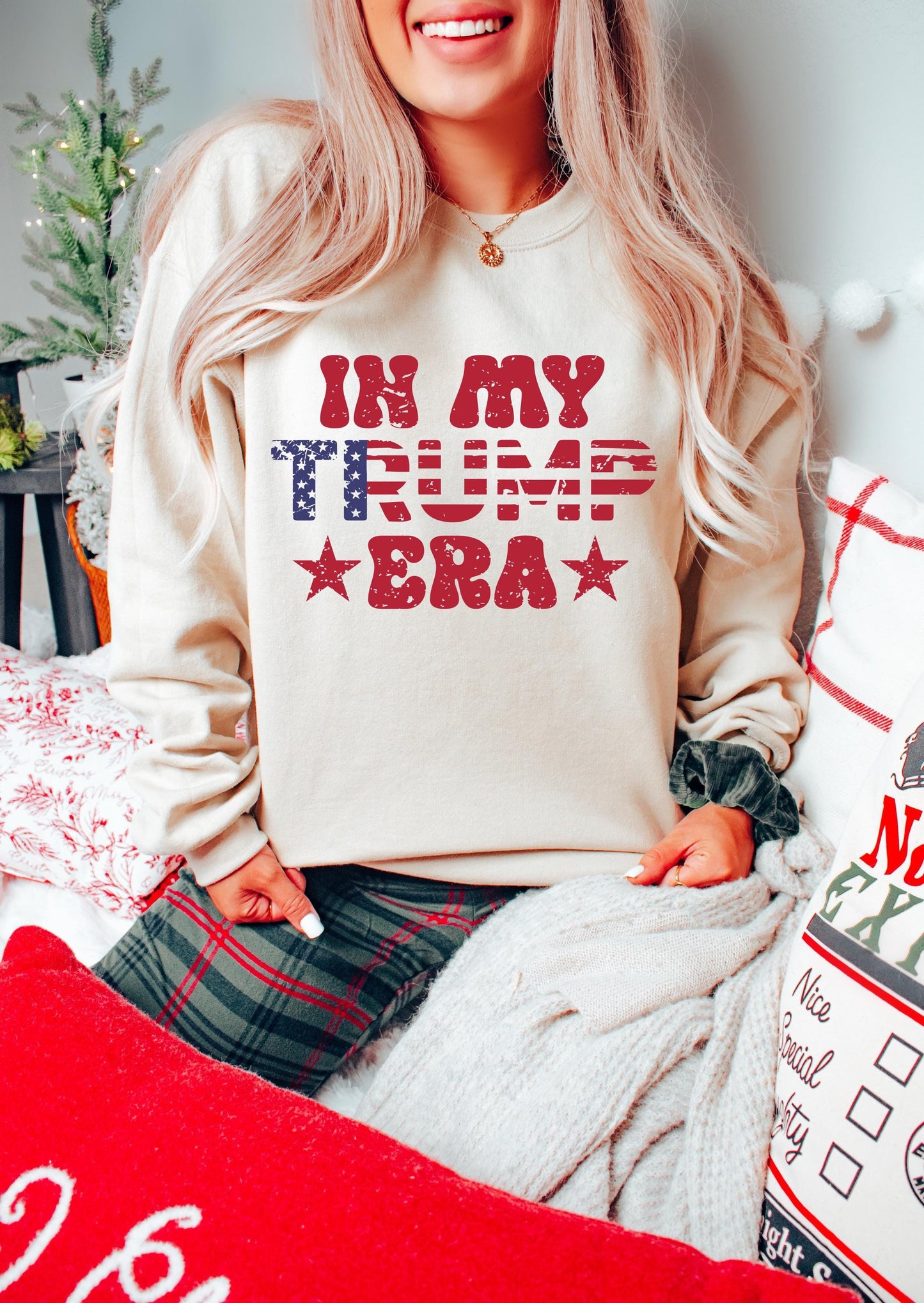 In My Trump Era Sweatshirt - USA Flag Shirt