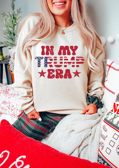 In My Trump Era Sweatshirt - USA Flag Shirt