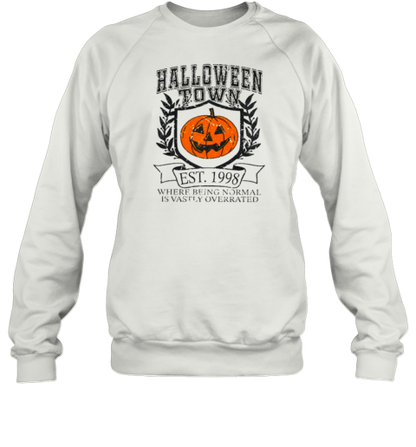 Halloween Town Where Being Normal Is Vastly Overrated Teacher T-Shirt