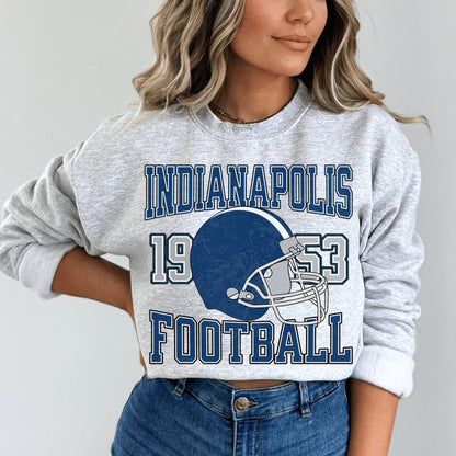 Vintage Indianapolis Football Crewneck Sweatshirt - Colt Shirt Hoodie