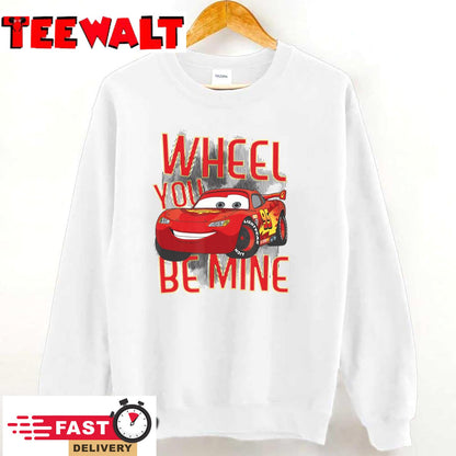 Disney Pixar Cars 2 Valentine's Day Wheel You Be Mine T-Shirt