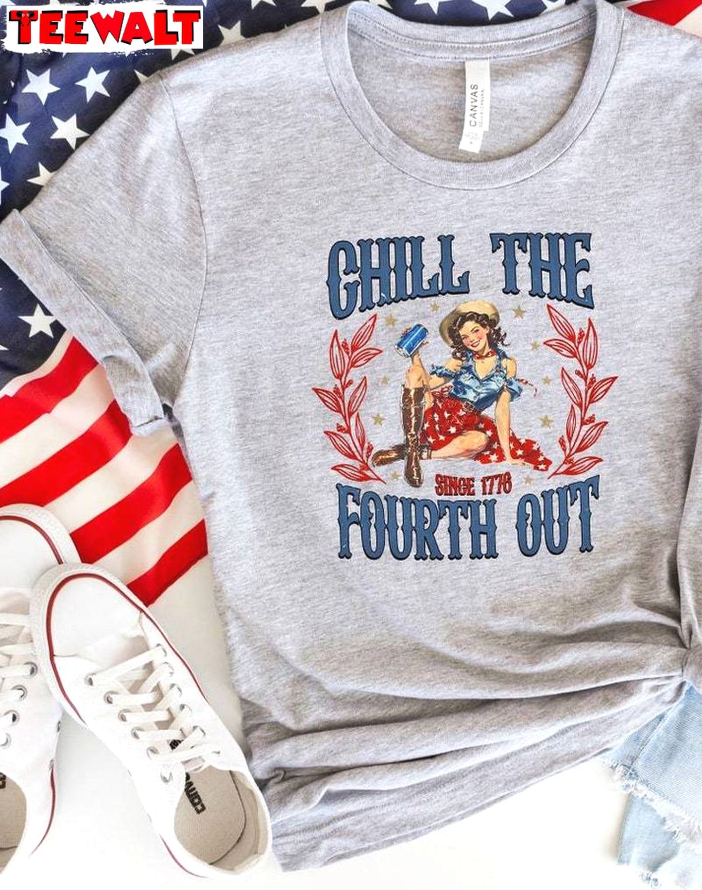 Funny Chill The Fourth Out Shirt, Comfort Independence Day Sweater Hoodie