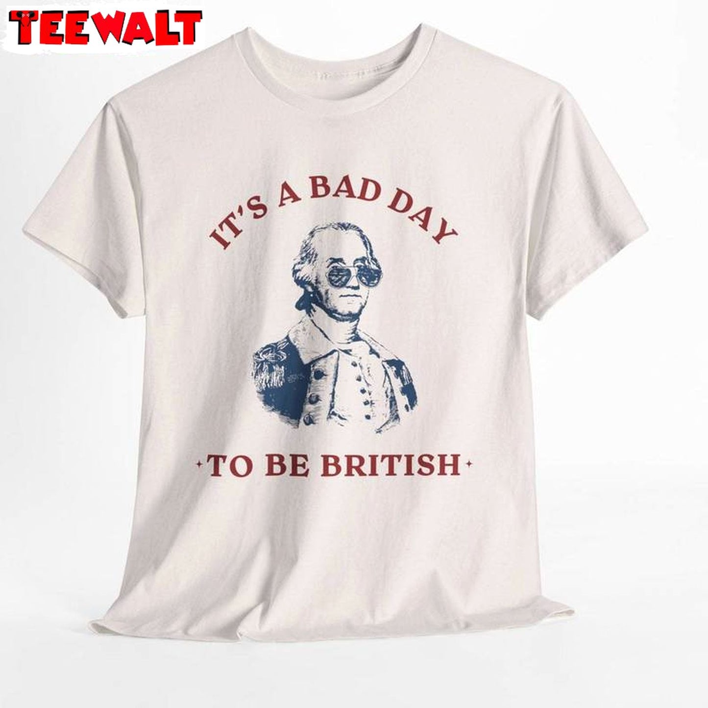 Bad Day To Be British Fantastic Shirt, Neutral Fourth George Washington Long Sleeve Tank Top