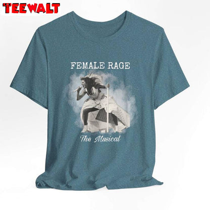 Female Rage The Musical Groovy Shirt, Must Have Female Rage Short Sleeve Crewneck