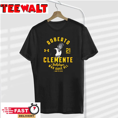 Pittsburgh Roberto Jersey 21 Baseball Clemente Gift T-Shirt