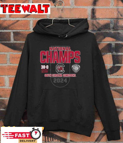 South Carolina Gamecocks National Champs 2024 Perfect Season T-Shirt