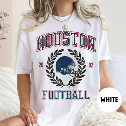 Comfort Colors Houston Football Shirt - Texan Football T-Shirt & Sweatshirt