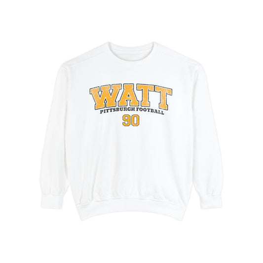 Comfort Colors Pittsburgh Football Sweatshirt - Jj Watt Crewneck Sweater