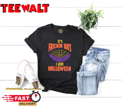 Halloween 2022 It's Frickin Bats I Love Halloween Sweatshirt