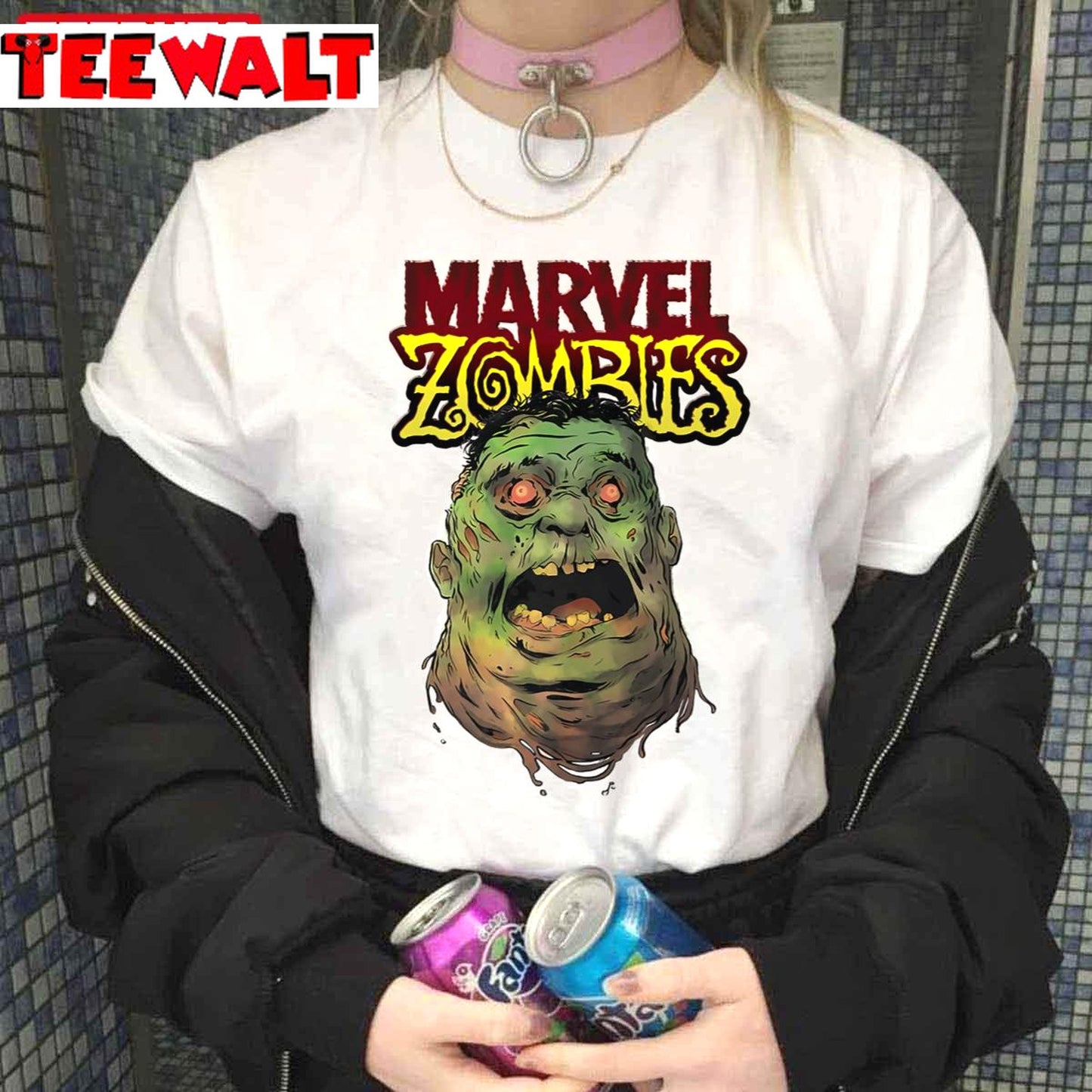 Zombies The Huk Zombie Head Marvel What If Unisex T-Shirt