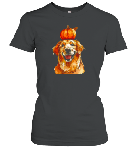 Halloween Golden Retriever Dog , Funny Halloween Golden Retriever T-Shirt