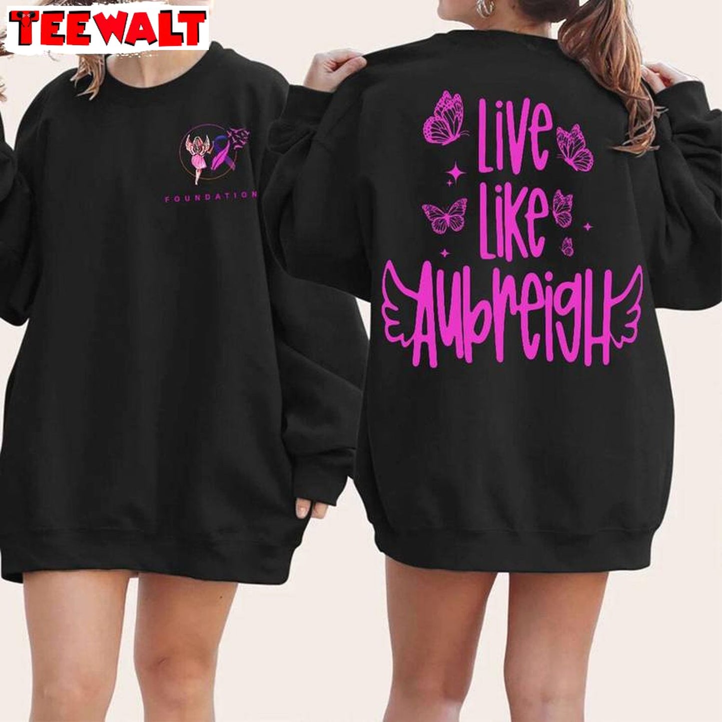 Cute Aubreigh Wyatt Shirt, Trendy Long Sleeve Sweatshirt