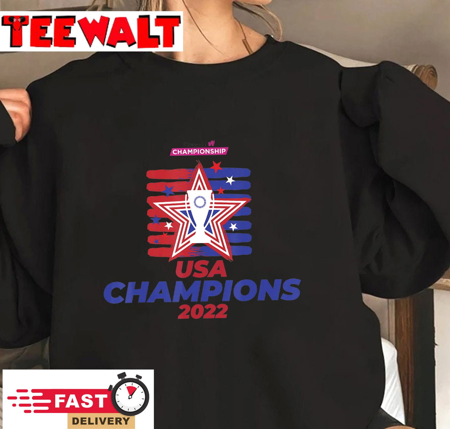 Concacaf W Championship - USA Champions 2022 Pullover Hoodie