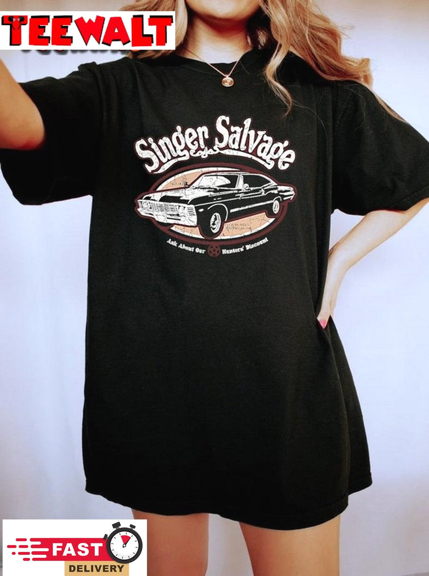 Supernatural Impala Singer Salvage SPN Inspired SPN Shirt