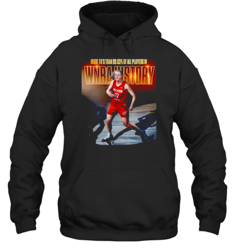 Caitlin Clark First Rookie To Earn Player Month Honors WNBA History 2024 T-Shirt