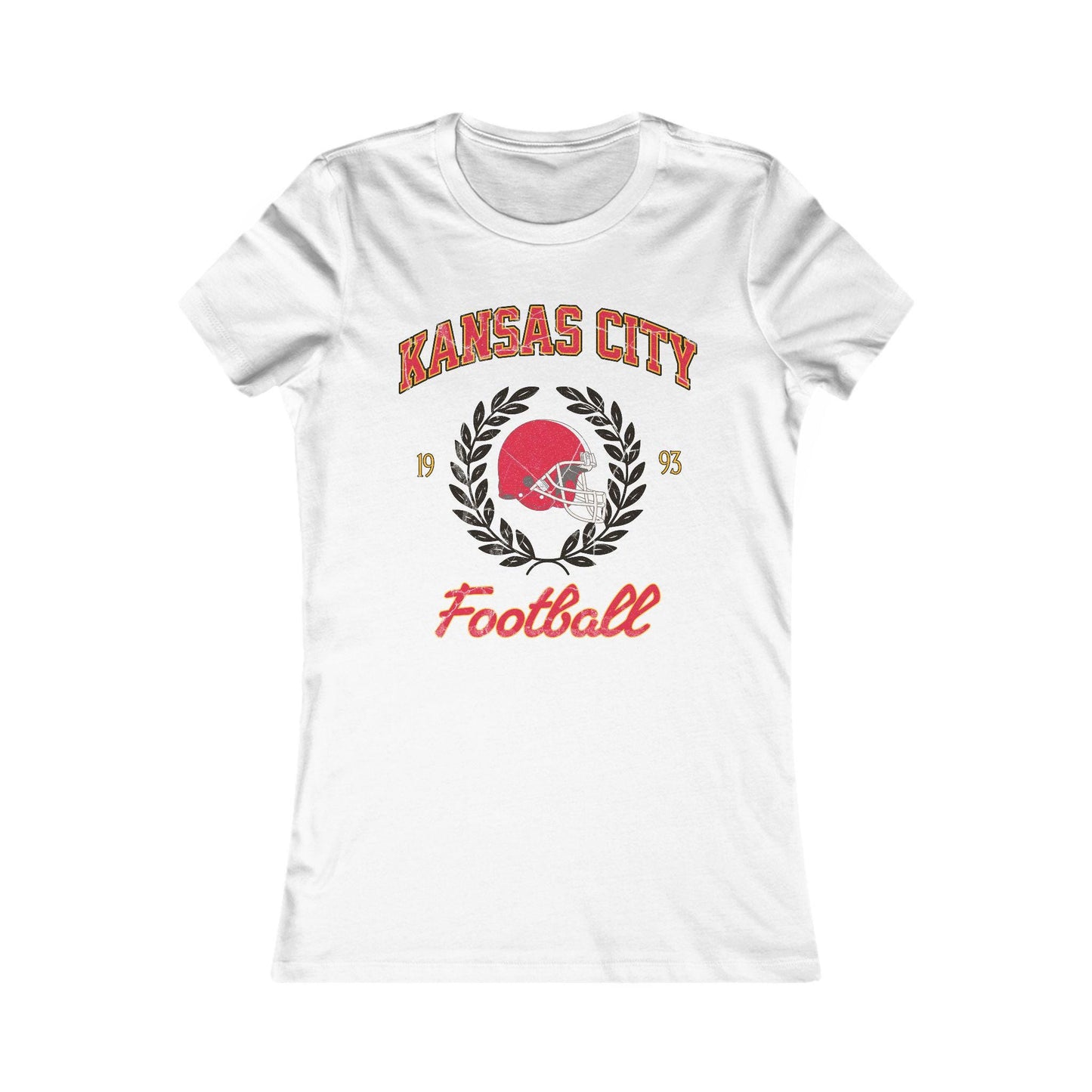 Kansas City Football Women'S T-Shirt, Kc Football Shirt For Fans