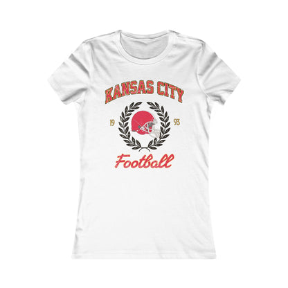 Kansas City Football Women'S T-Shirt, Kc Football Shirt For Fans