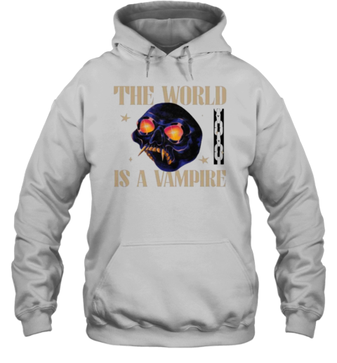 Galactixy Illustrations The World Is A Vampire Skull T-Shirt