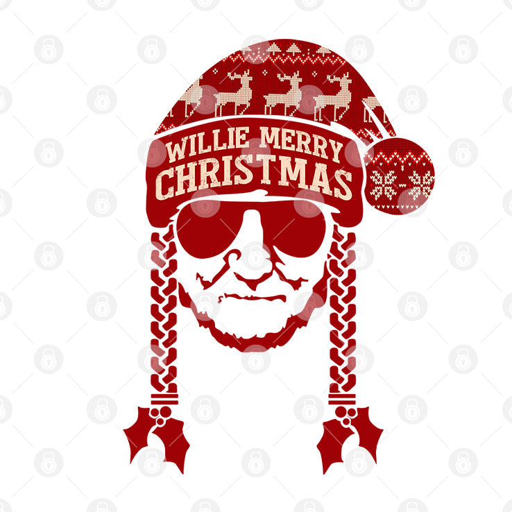 I Willie Love Christmas Shirt Willie Nelson