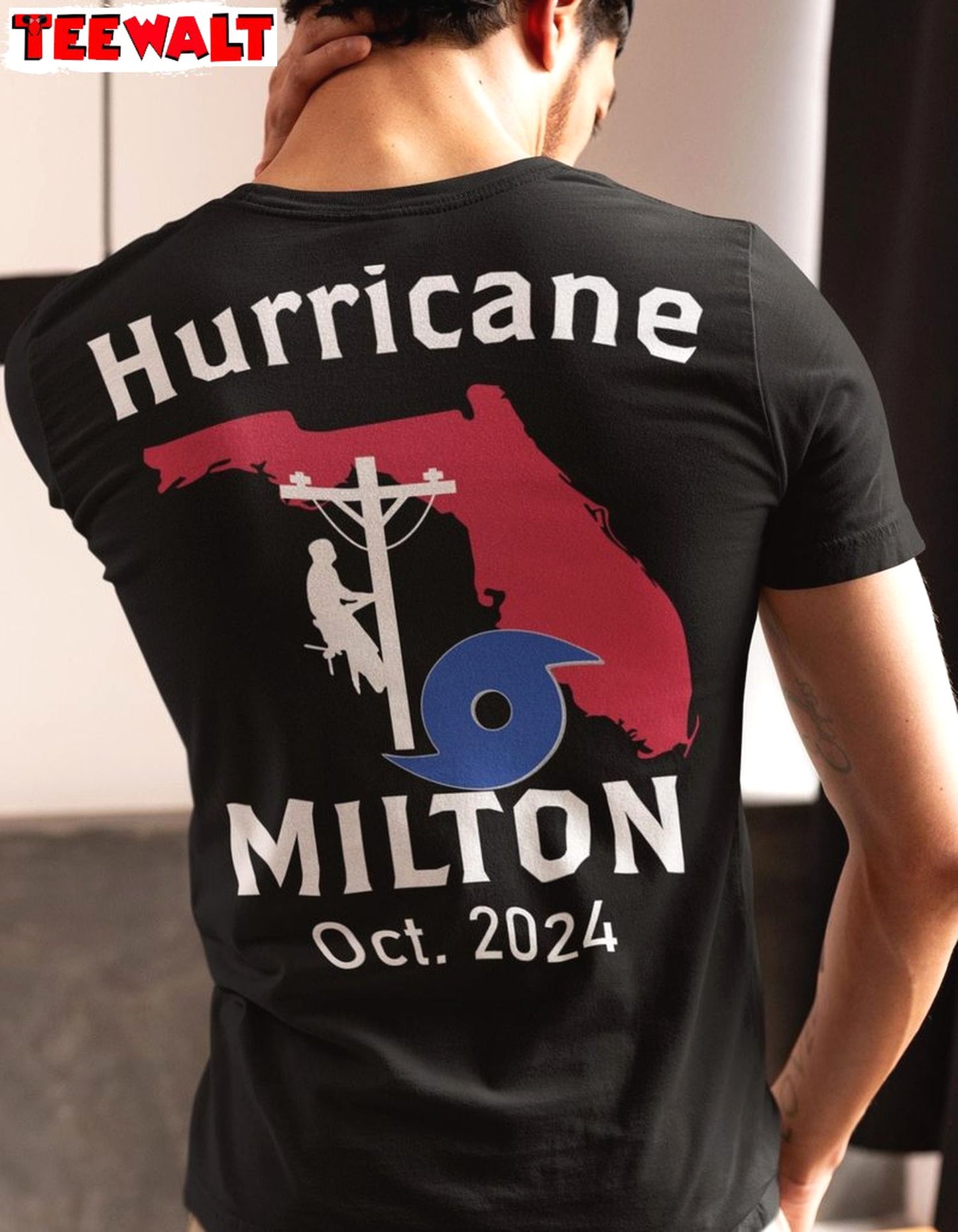 Hurricane Milton Lineman T Shirt