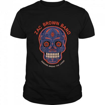 Zac Brown Band Dancing Among The Living Skull shirts