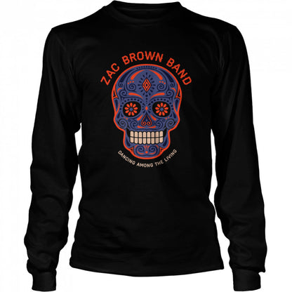 Zac Brown Band Dancing Among The Living Skull shirts