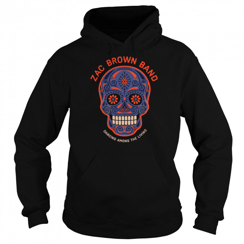 Zac Brown Band Dancing Among The Living Skull shirts