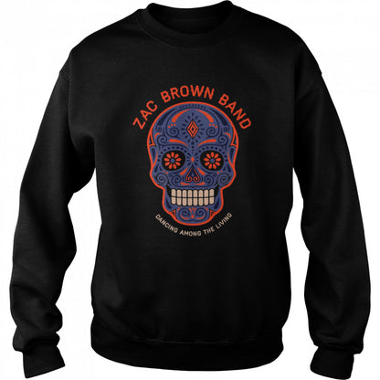 Zac Brown Band Dancing Among The Living Skull shirts