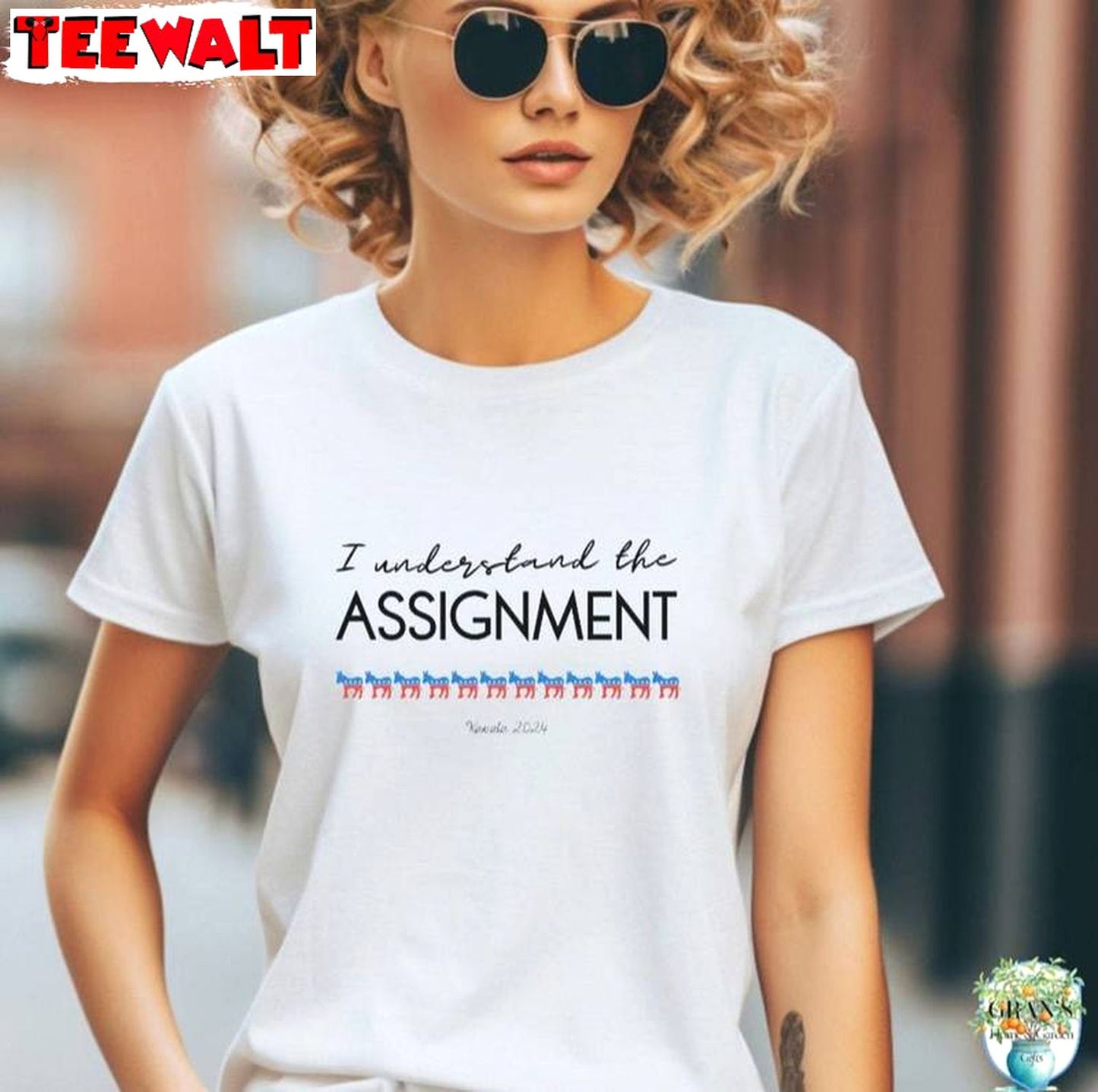 Kamala Harris 2024 I Understand The Assignment, Musthave Crewneck Tee Tops