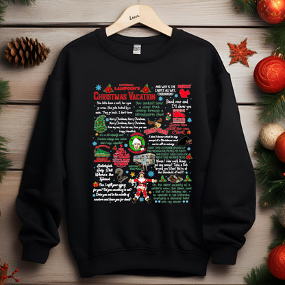 Christmas Vacation Rant Sweatshirt Clark Griswold X-Mas Tee