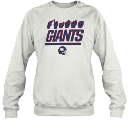 New York Giants Sign Language Hands T-Shirt