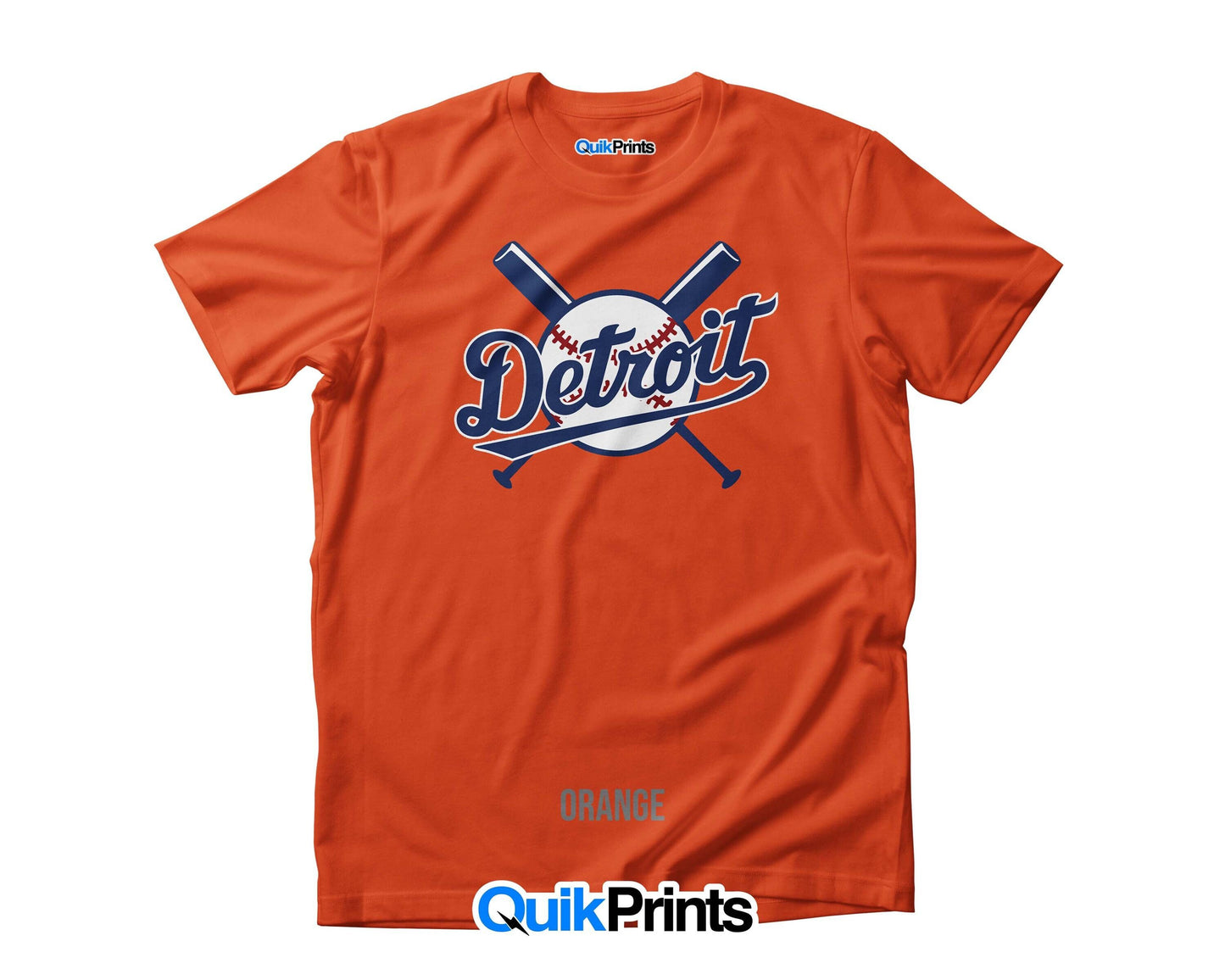 Detroit Baseball Custom T-Shirts - Adult, Youth & Big Sizes