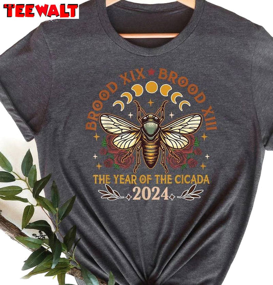 Limited Cicada Comeback Tour Shirt, 2024 Cicada Reunion Short Sleeve Crewneck