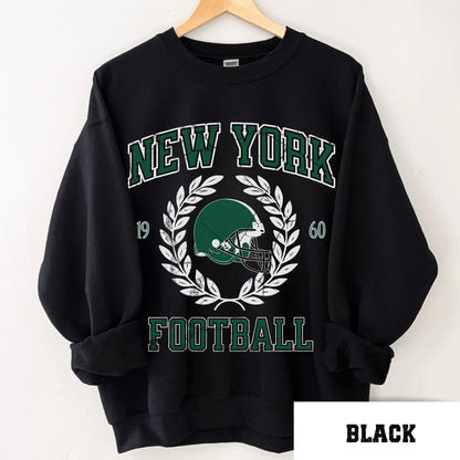 Jet Football Sweatshirt New York Vintage Style Aaron Rodgers Crewneck