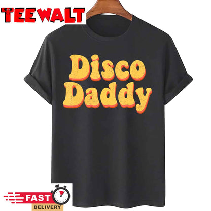 Disco Daddy 70s 80s Costume Funny Groovy Halloween T-Shirt