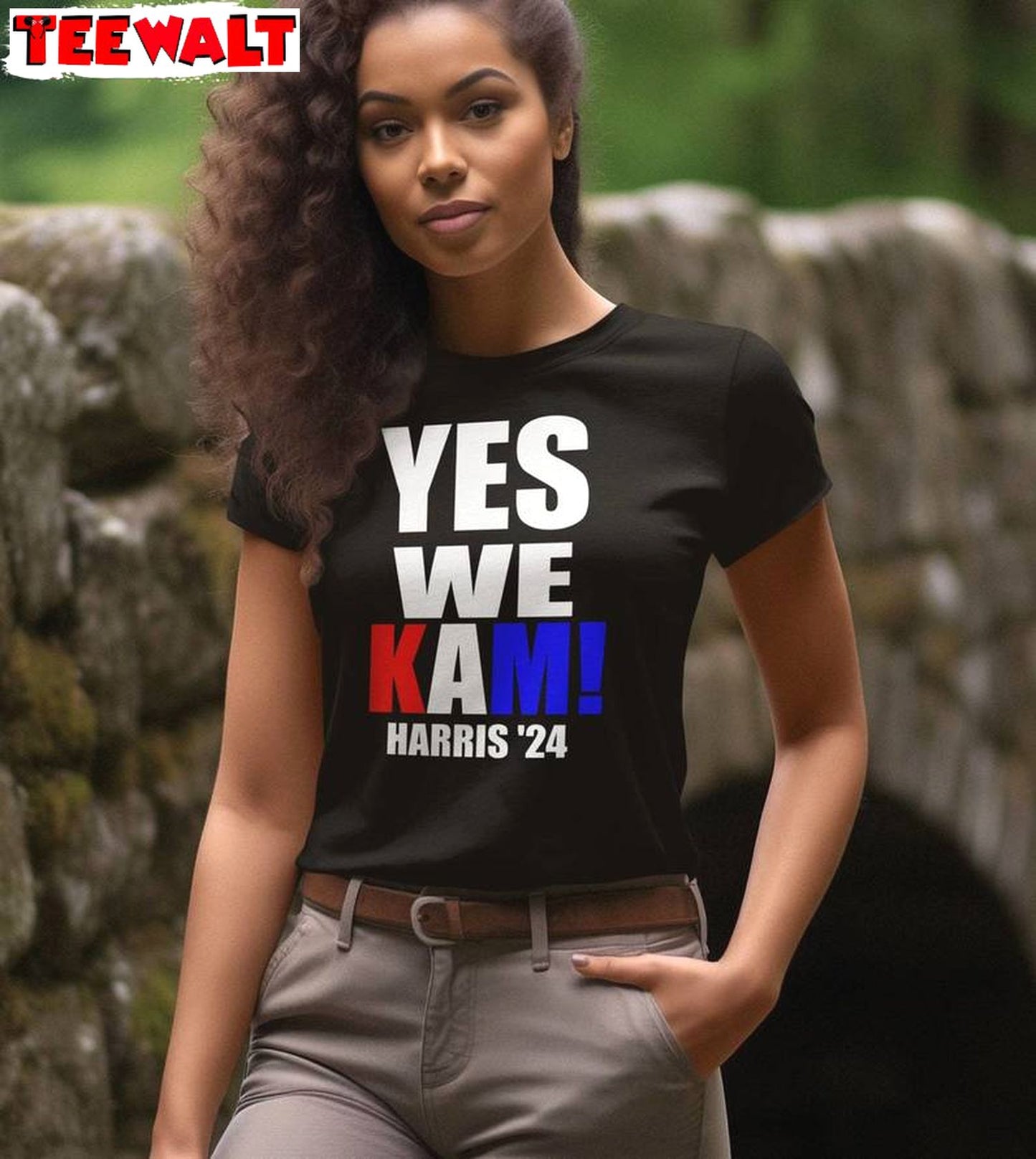 Harris 24 Yes We Kam Shirt, Elegant Short Sleeve T-shirt