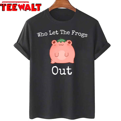 Kawaii Who Let The Frogs Out Unisex T-Shirt