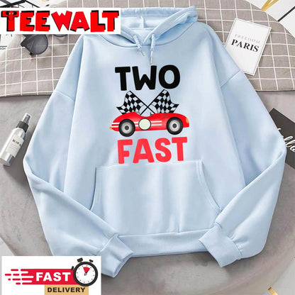 Two Fast Birthday Shirt 2 Fast 2 Curious Decorations 2nd T-Shirt