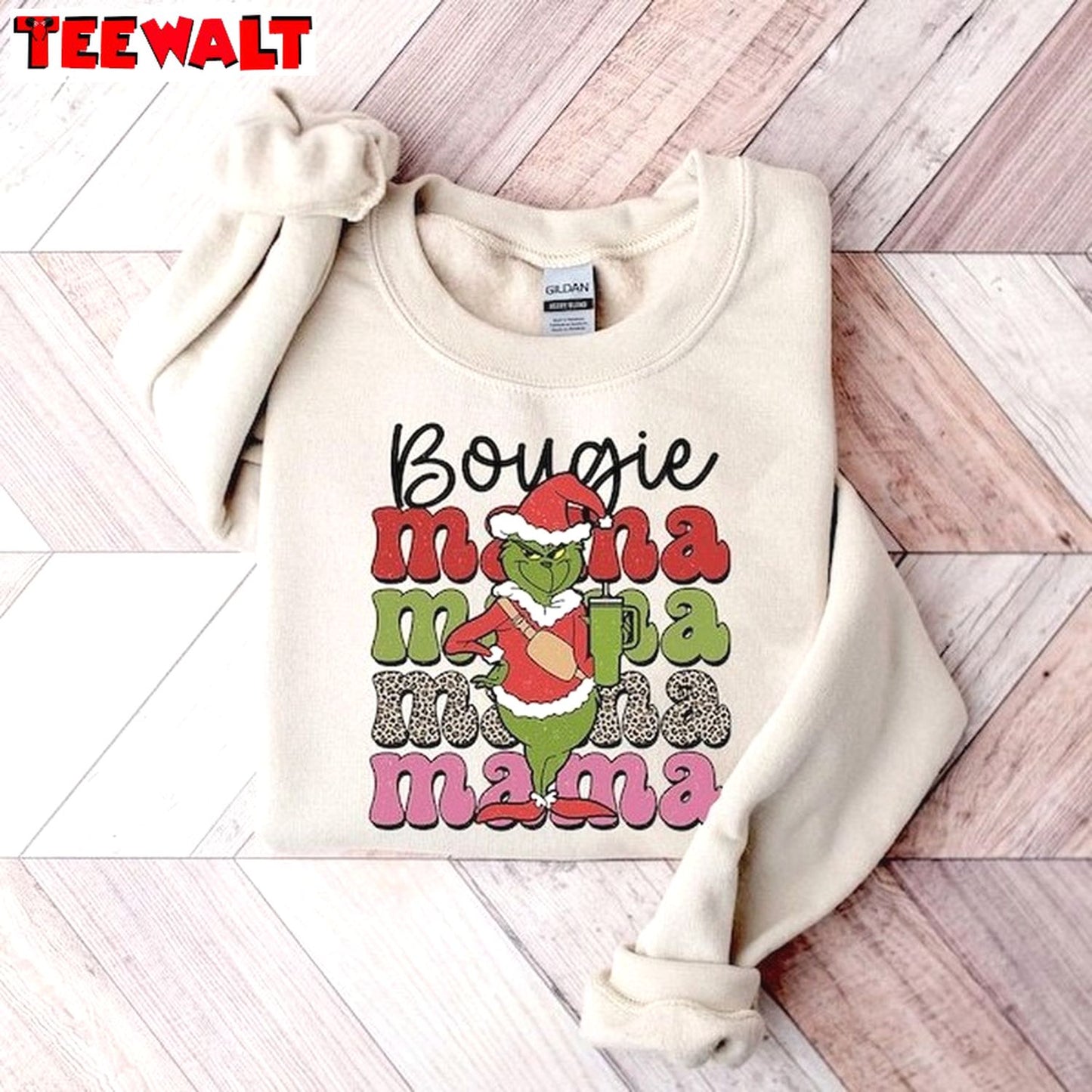 Christmas Mama Sweatshirt, Retro Merry Christmas Shirt