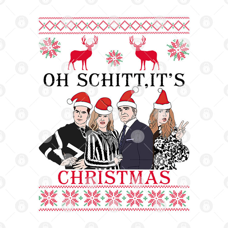 Schitt's Creek Christmas Shirt Oh Schitt It's Christmas