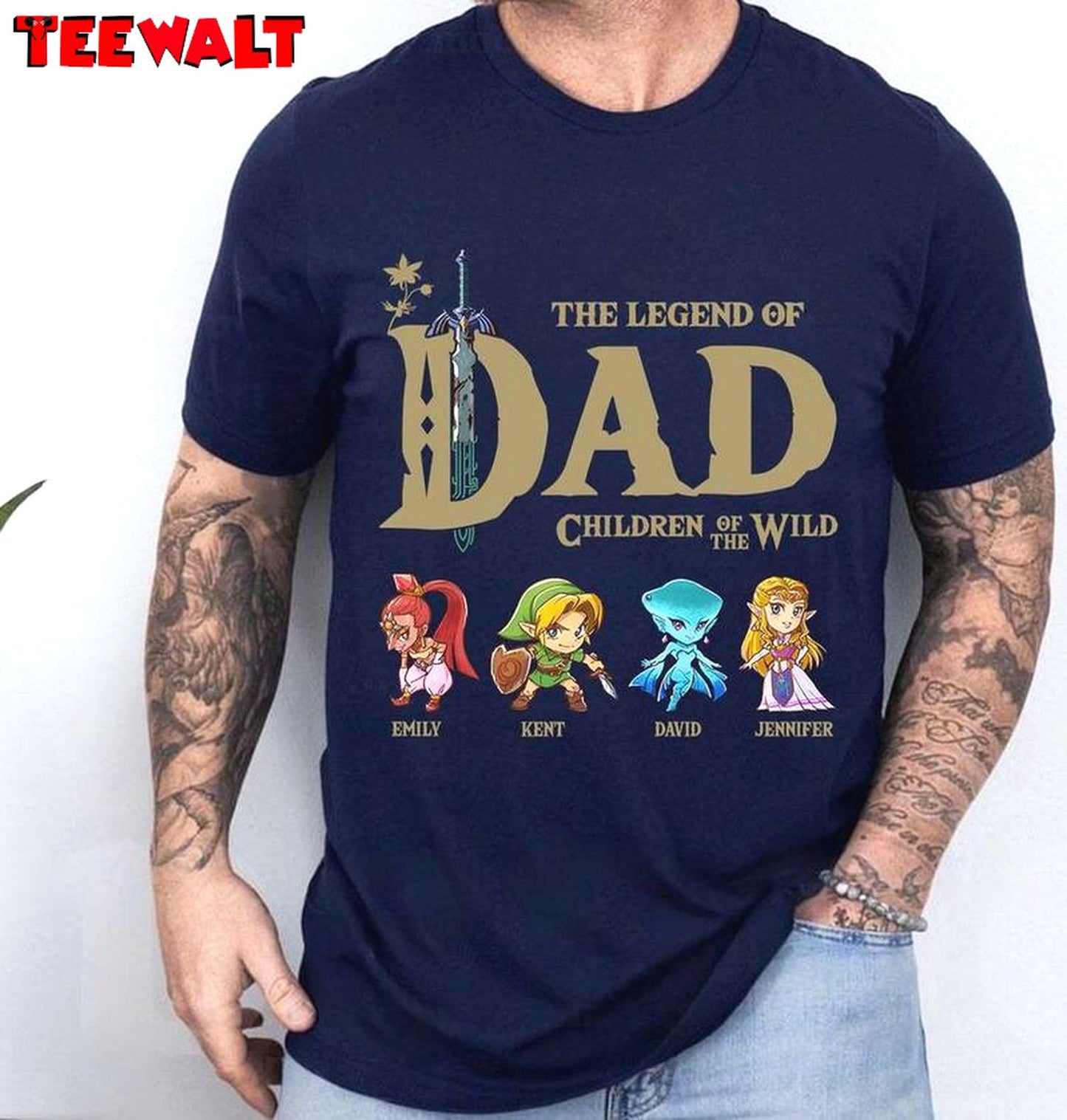 New Rare The Legend Of Dad Shirt, Comfort Breath Of The Wild Sweatshirt Unisex Hoodie