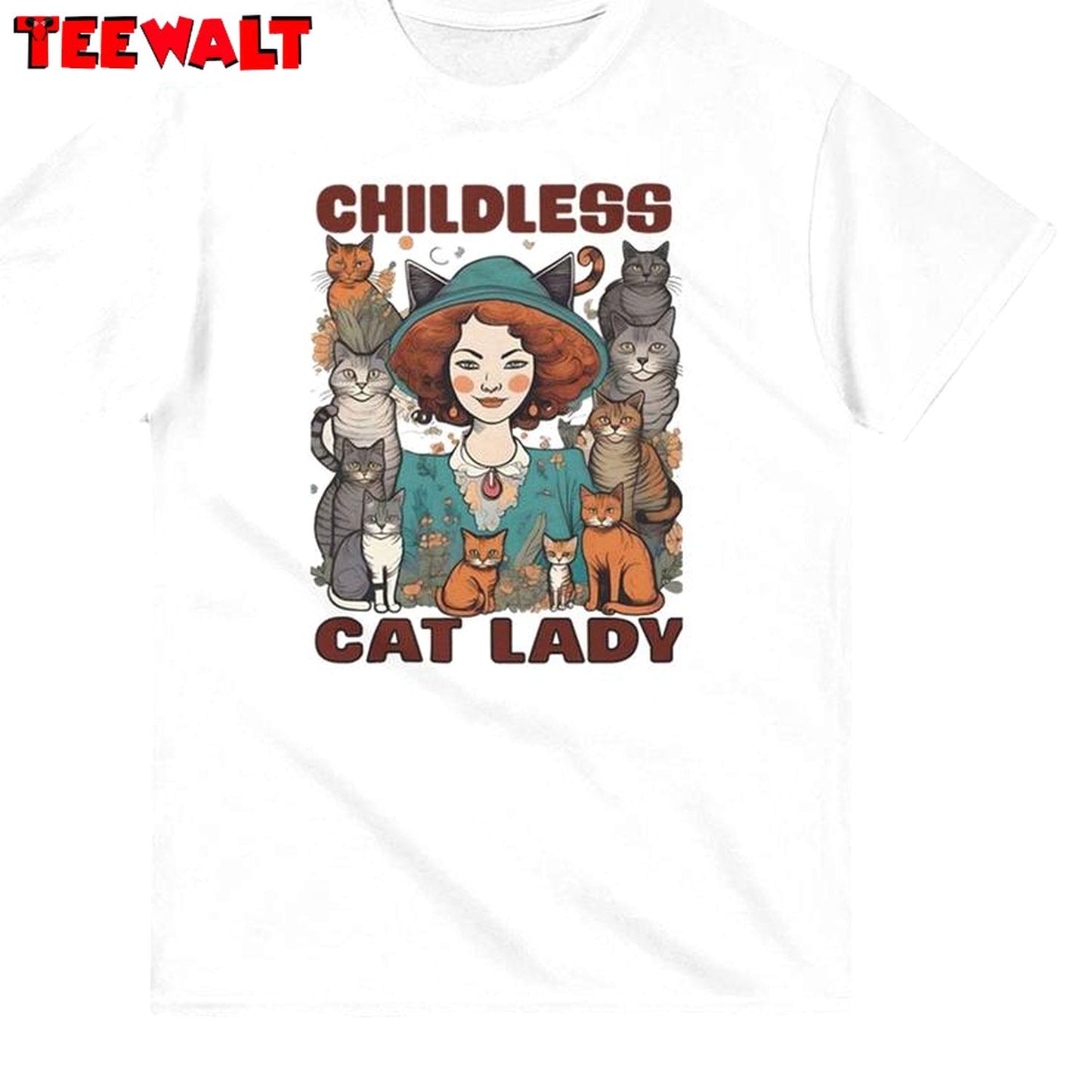 Unique Childless Cat Lady Shirt, Anti Republican Long Sleeve Tee Tops