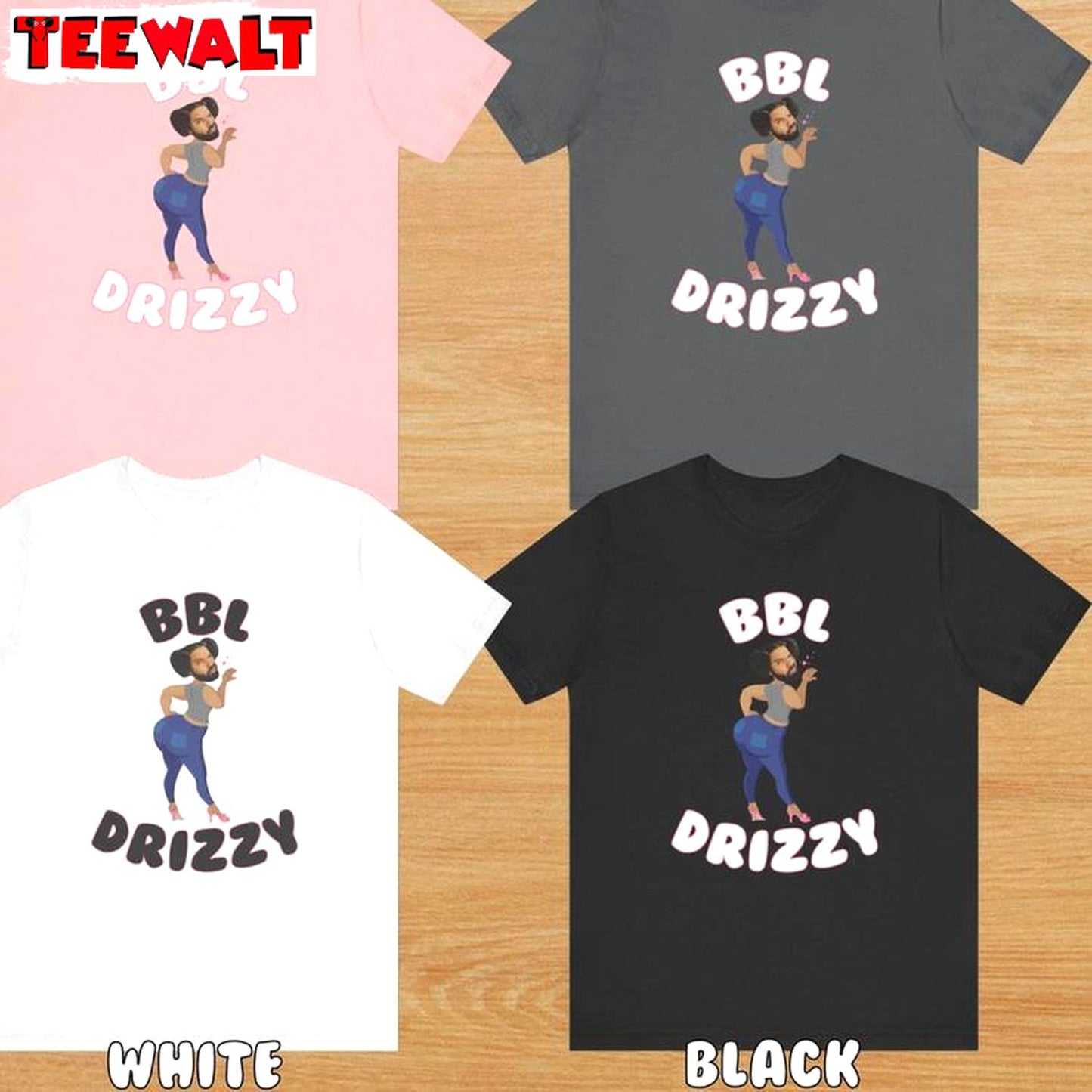 New Rare BBL Drizzy Shirt, Funny Drake Vs Kendrick Unisex T Shirt Crewneck