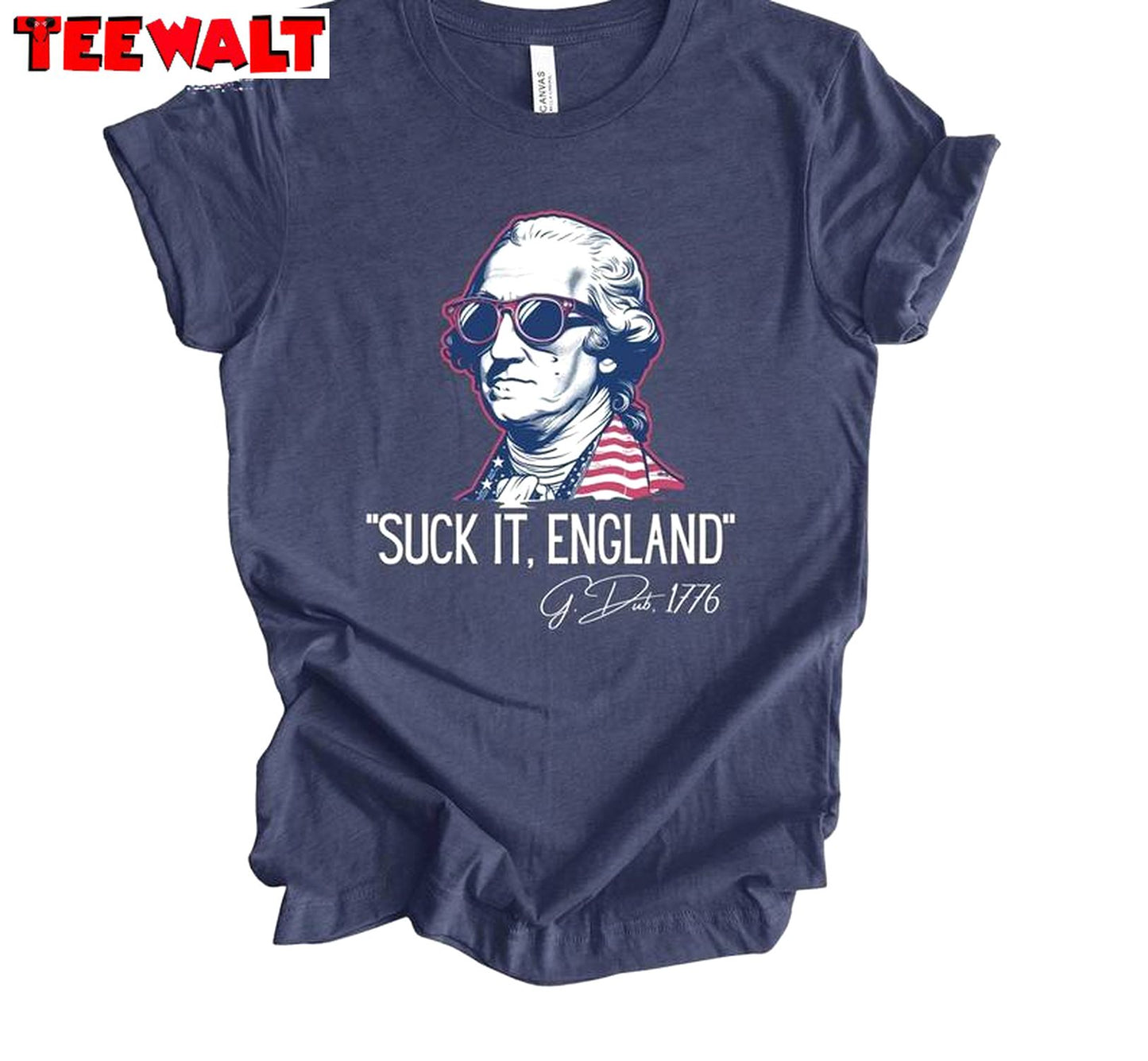 Independence Day Unisex Hoodie, Vintage Suck It England Shirt Sweater