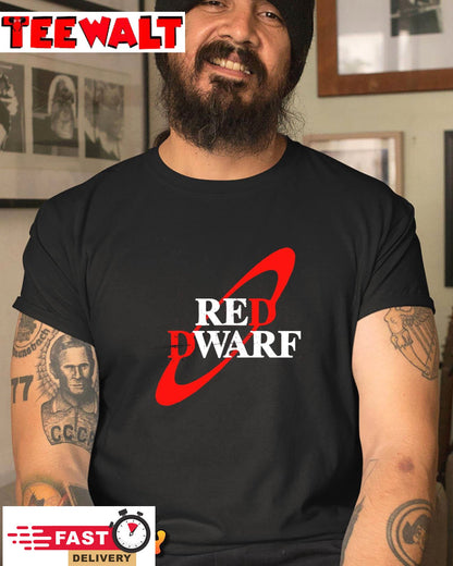 Distressed Red Dwarf Logo  Unisex T-Shirt