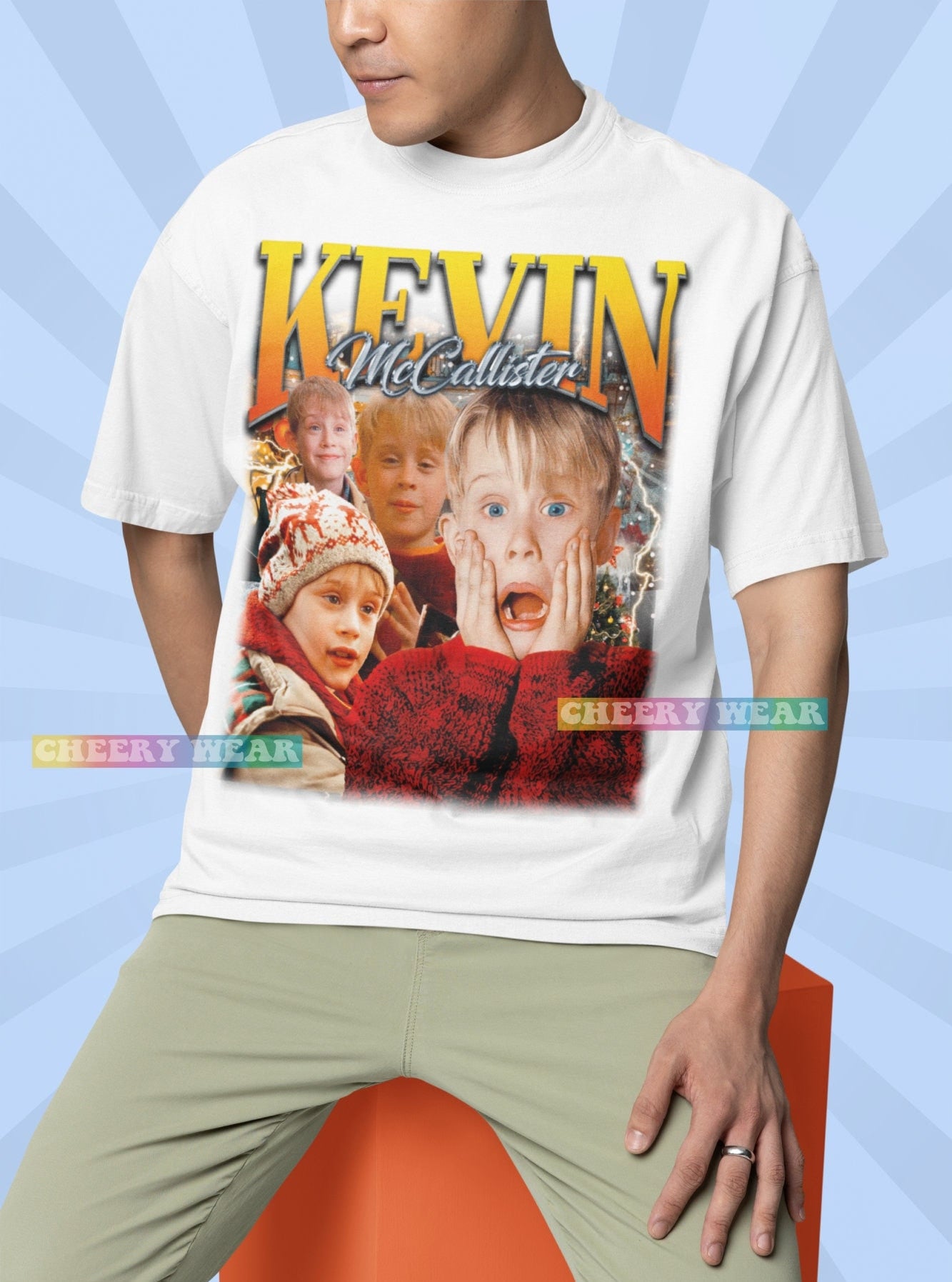 Unisex Kevin Mccallister Shirt Home Alone Xmas Movie Apparel