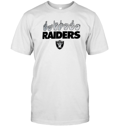 Las Vegas Raiders Sign Language Hands T-Shirt