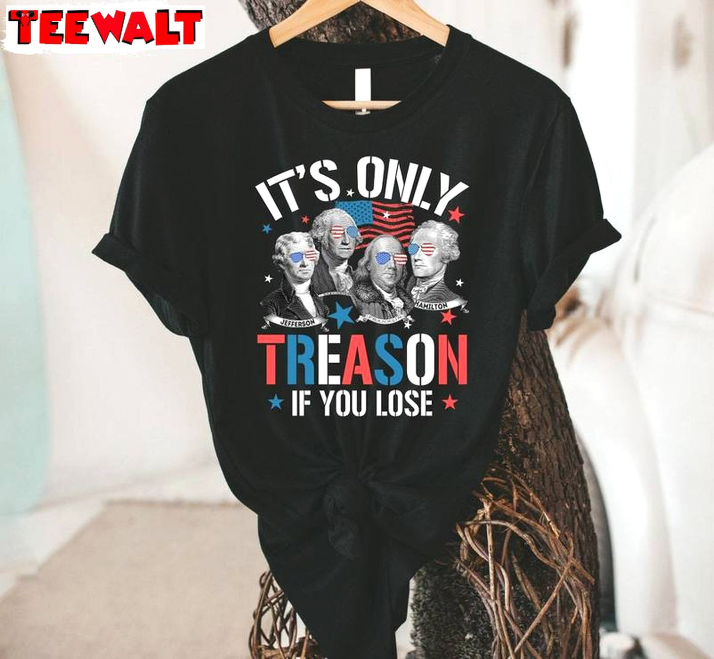 Cool 4th Of July Short Sleeve , New Rare It's Only Reason If You Lose Shirt Long Sleeve