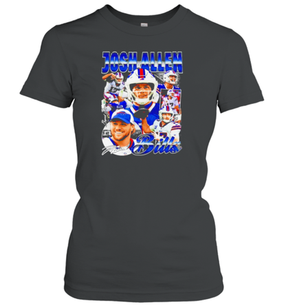 Josh Allen Buffalo Bills Football Graphic Signature 2024 T-Shirt